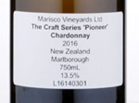 The Craft Series 'Pioneer' Chardonnay,2016