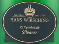 Iphöfer Kalb Silvaner trocken Erste Lage,2017