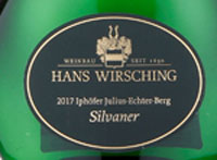 Iphöfer Julius-Echter-Berg Silvaner trocken Erste Lage,2017
