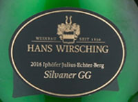 Iphöfer Julius-Echter-Berg Silvaner Großes Gewächs Trocken,2016