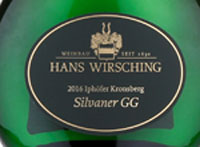 Iphöfer Kronsberg Silvaner Großes Gewächs Trocken,2016