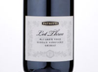 Patritti Lot Three Shiraz,2017
