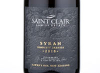 Saint Clair Origin Gimlett Gravels Syrah,2018