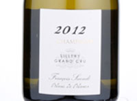 Champagne François Secondé Blanc de Blancs Sillery Grand Cru,2012