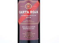 Carta Roja Selección Especial Tempranillo,2018