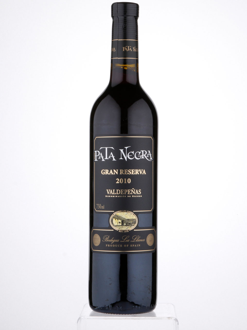 Pata Negra Valdepeñas Gran Reserva,2010