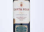 Carta Roja Pura Tempranillo Organic NSA,2019