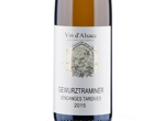 Alsace Gewurztraminer Vendanges Tardives,2015