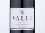 Valli Pinot Noir Gibbston Vineyard,2019