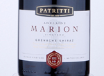 Patritti Marion Vineyard Grenache Shiraz,2018