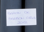 Baron de Barbon Gran Reserva,2012
