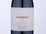 Argento Single Vineyard Altamira Organic Malbec,2019