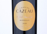 Château Cazeau Petit Verdot,2020