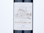 Château Latour Camblanes, Seigneurie de Camblanes,2018