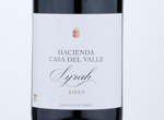 Hacienda Casa del Valle Syrah,2019