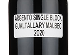 Argento Single Block Gualtallary Malbec,2020