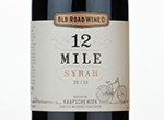 Old Road Wine Co 12 Mile Syrah,2018