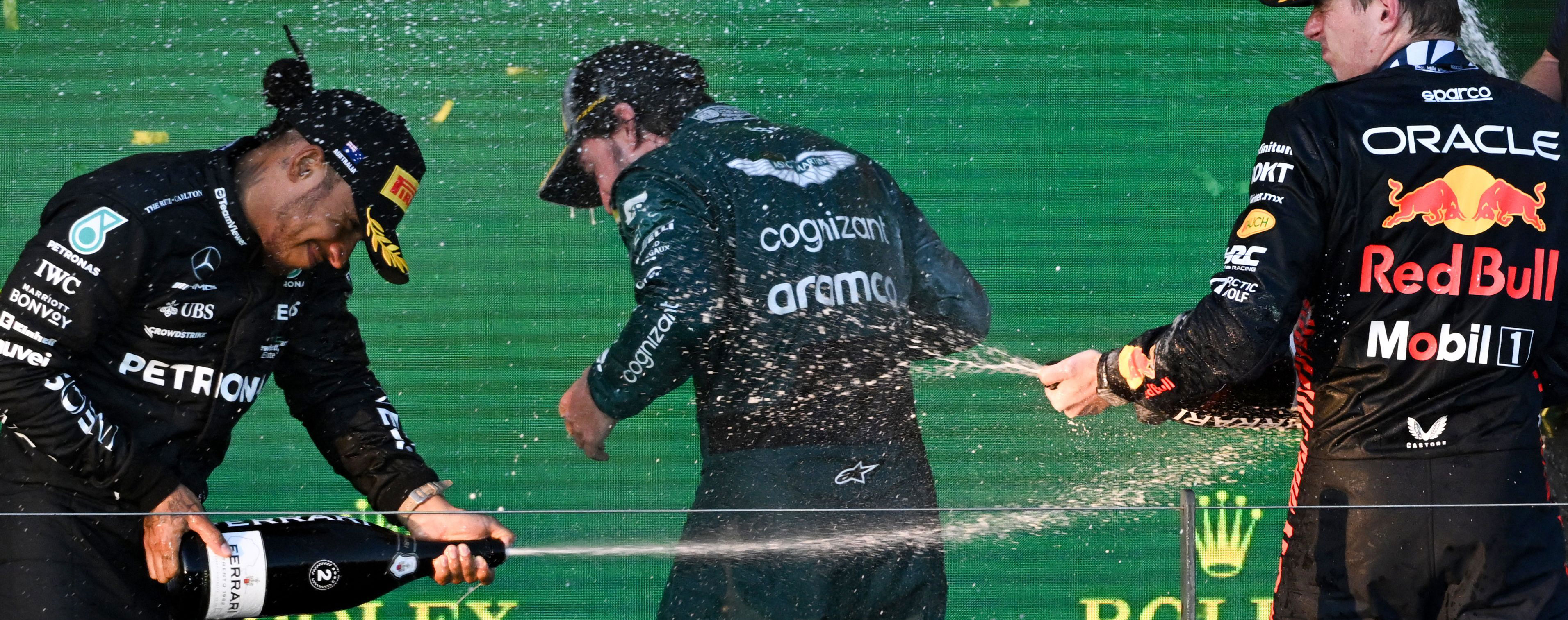 New wine on podium at F1 races