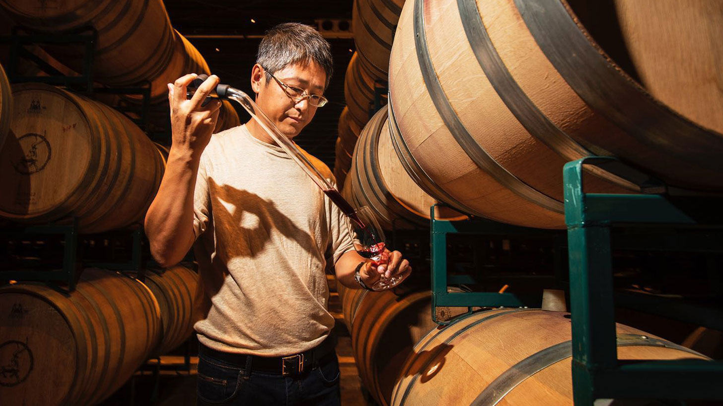 How to make millions of bottles of fine wine
