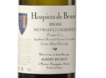 Meursault 1er Cru Les Charmes Cuvée Albert Grivault Hospices de Beaune,2020