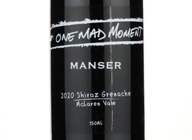 Manser One Mad Moment Shiraz Grenache,2020