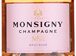 Veuve Monsigny Rosé Brut by Philizot ef Fils,NV