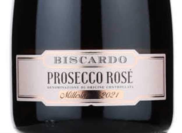 Biscardo Prosecco Spumante Millesimato Rosè,2021